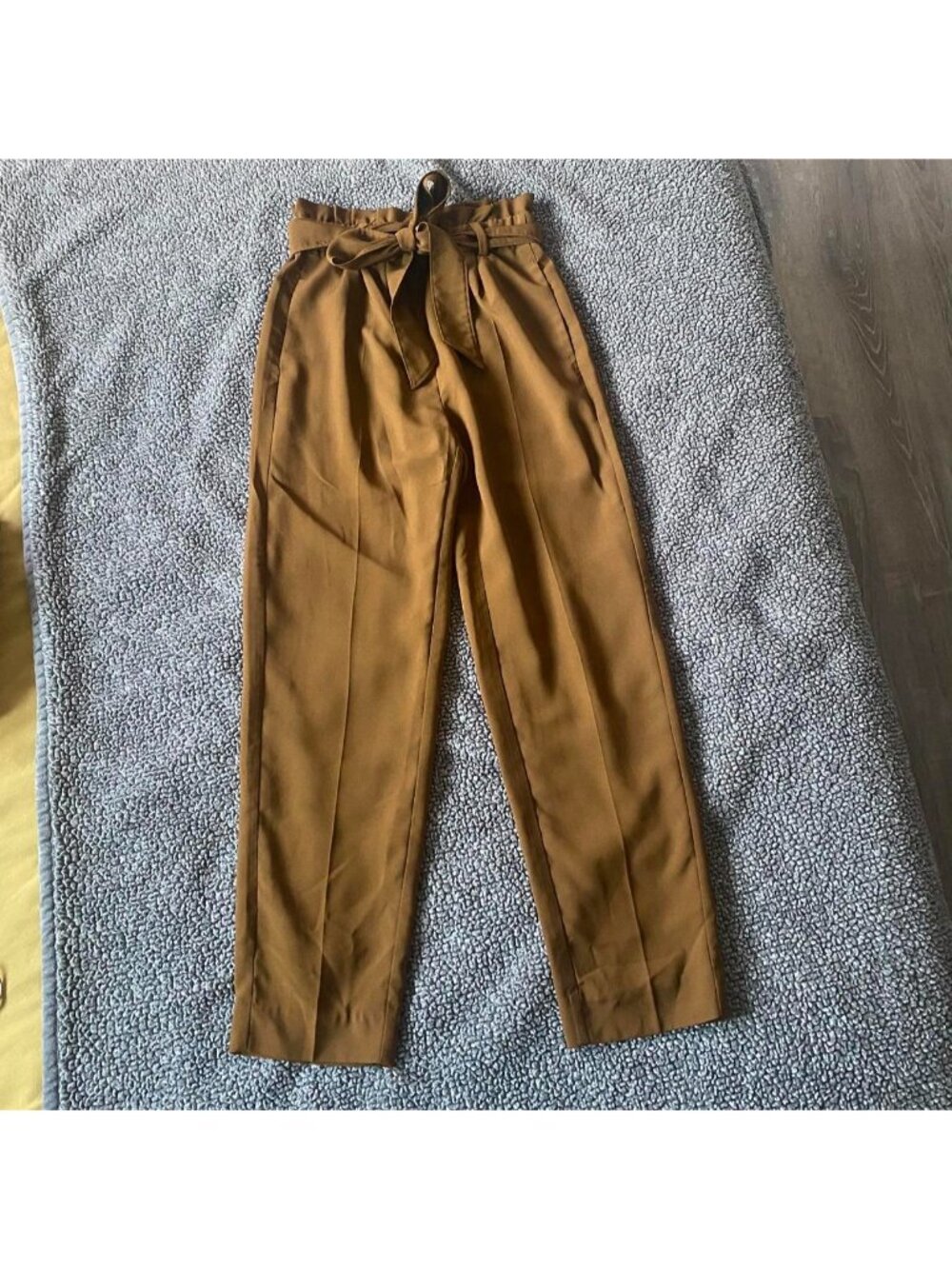 J.Crew brown high-waisted trousers